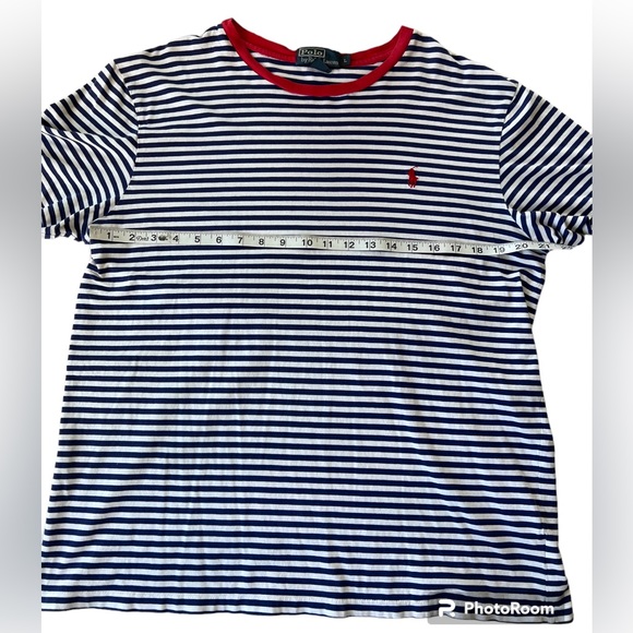 Polo Ralph Lauren Striped Crew Neck T Shirt Size Large - Picture 7 of 13